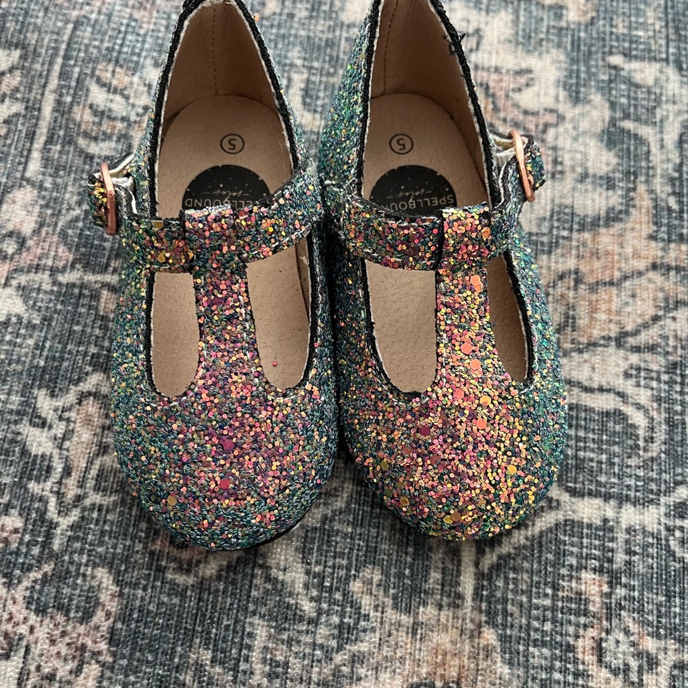 Sparkling Multicolor Kids Dress Shoes